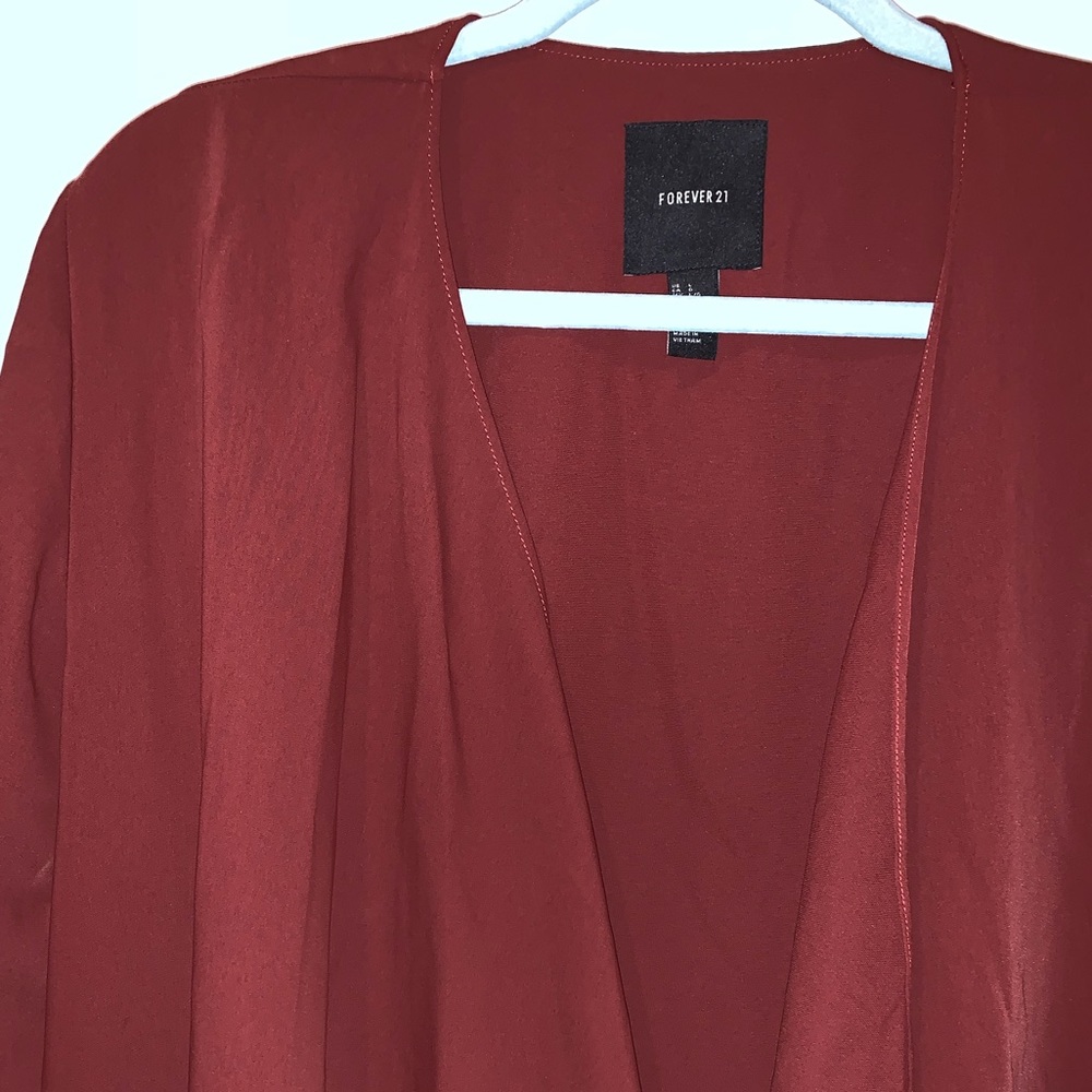 Maroon Fall Jacket - Picture 2 of 4